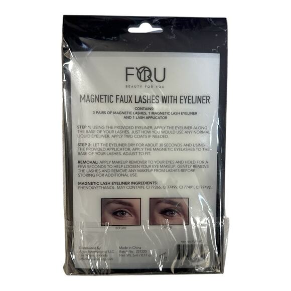 BFY Magnetic Faux Lashes with Eyeliner Set | New in Package - Picture 2 of 4